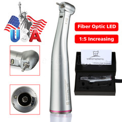 Dental 1:5 Increasing LED Contra AngleHandpiece fit NSK KaV Electric Motor DH