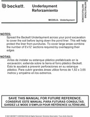 Beckett Non-Woven Brown Underlayment 6 Ft. X 12 Ft., Protects Pond Liners from S