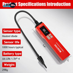 HVAC Refrigerant Leak Detector Heated Diode Sensor Battery Powered | Halogen