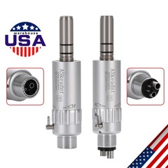 Dental Low Speed Handpiece Contra Angle Straight Air Motor Micromotor 4/2H AS