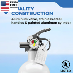 Fire Extinguisher for Boats, Single-Use 5BC