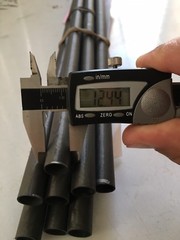 Carbon Fiber Tube Made in USA. 1/2″ / 12.45mm OD .44″ / 11.13mm ID X 20″ long