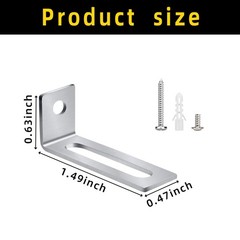 30 Set White Board Mounting Hardware Whiteboard Hanging Brackets Installation