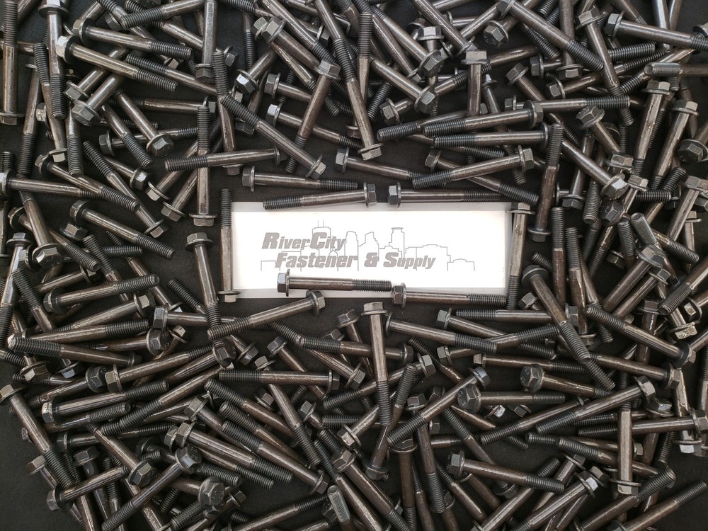 (10) M10-1.5×80 Metric Hex Head Flange Bolts DIN 6921 10mm x 80mm M10x1.5×80