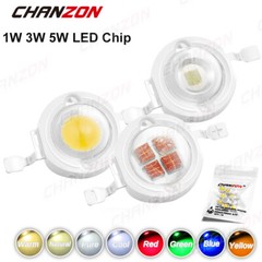 10PCS High Power Led Chip 1W 3W 5W White Light Emitter Diode Smd Lamp Bead Bulb