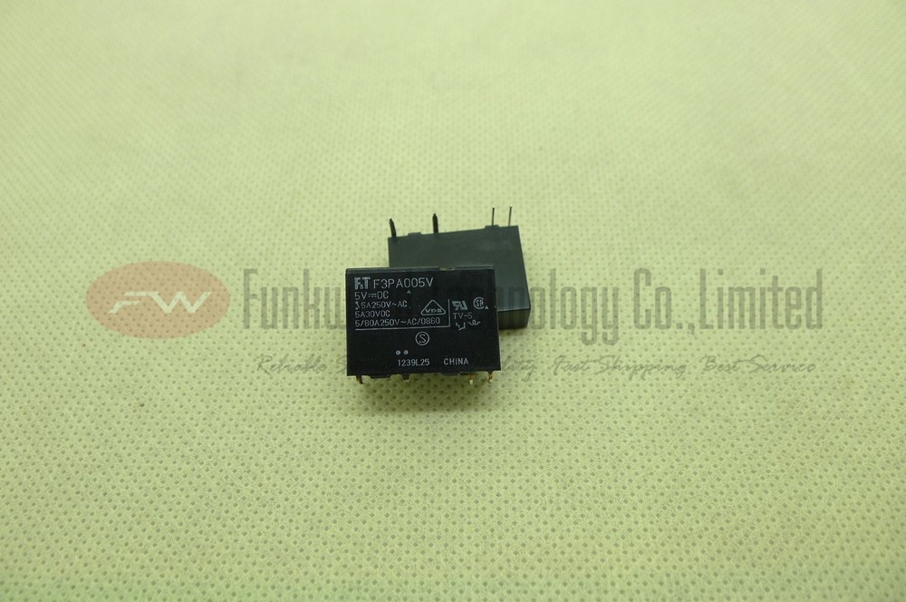 FTR-F3PA005V F3PA005V Power Relay 5A 250VAC 4 Pins x 5PCS NEW