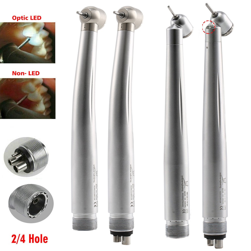 Dental Surgical High Speed /LED Handpiece 45° Degree Turbine 2/4H Fit KAVO NSK