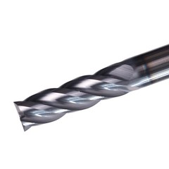4 Flute 1/4″x3/4″x1/4″x2-1/2″ Variable Helix Solid Carbide End Mill AlTiN Coated
