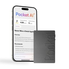 Pocket Al Voice Recorder & Smart Assistant – Auto Transcription, Summaries & Act