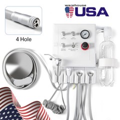 Portable Dental Turbine Unit with Weak Suction Work with Air Compressor 2/4Hole