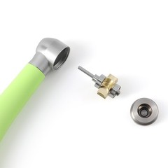 Plastic Dental LED Integrate E-generator High Speed Handpiece 3 Way Spray 4Holes
