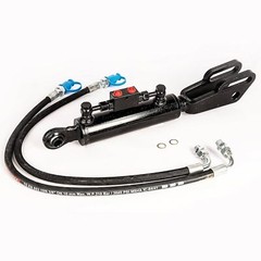 Hydraulic Side Link Cylinder with with 2 hoses (Length Selectable)