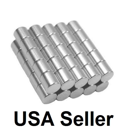 1/2 x 1/2 Inch Strong Neodymium Rare Earth Cylinder Magnets N48 Wholesale