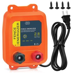 Easy Plug-In Electric Fence Charger – 2-Mile , Ideal for Livestock Safety