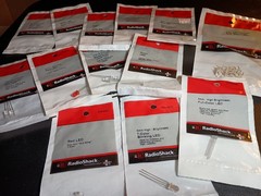 Lot of 13 Radio Shack Assorted LED Packages NEW