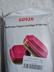 2)-60926 2 Pack For P100 Filter Multi Gas/Vapor Cartridge Exp 11/2029 (New)