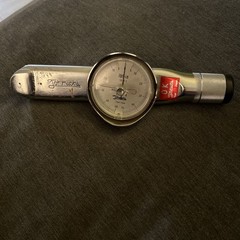 Vintage Tohnichi 60DB-A Dial Torque Wrench 1/4″ Drive 0–60 in-lb Japan