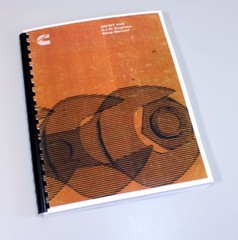 Cummins Diesel Nh Nt 855 Cid Engines Service Repair Shop Manual Technical Shop