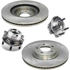 Front 11.65″ Brake Rotors Wheel Bearing Hub 2007-2018 Nissan Altima 31464 513296