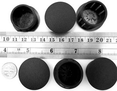 Hole Cap Plug, Fit 1 1/8″ ID Round Hole, Fit 1/8″ Thick Material Or In Pipe Pole