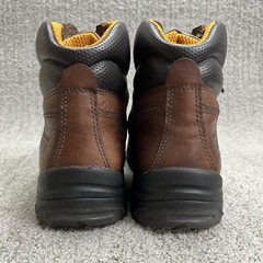 Timberland Pro358 Boots WOMEN Size 10 Brown Leather Lace Up Safety Toe Work Boot