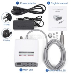 Dental Brushless LED Electric Micro Motor Internal Spray 1:1/1:5/16:1 QI901 USA