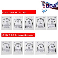 Dental Super Elastic Niti Round Arch Wires Arch Wire for Bracket Braces USA OR