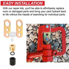 EAORBD C-1000 Hydrant Part Kit for Merrill Yard Repair Yellow