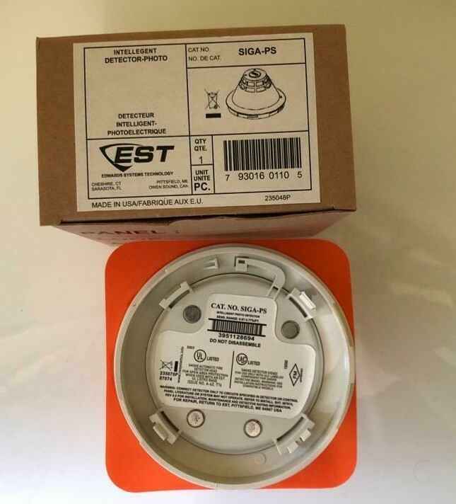 Edwards EST SIGA-PS Intelligent Photoelectric Detector Smoke SIGAPS