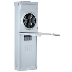 Midwest 200 Amp Ringless Service Entrance Meter Socket – 4-Space 4-Circuit