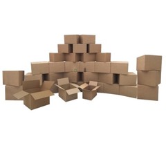 UBMOVE Moving Boxes 3 Room Economy Kit 36 Boxes & Packing Supplies