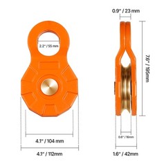 30 Ton Snatch Block Pulley Snatch 66,000 lbs Capacity Off Road Recovery Tractor