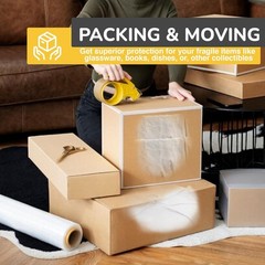 Moving Packing Paper Bundle – 350 Acid-Free Sheets, 27″ x 17″ for Fragile Items