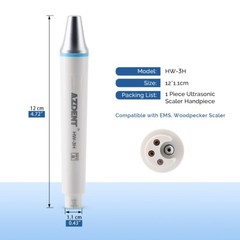 AZDENT Dental Ultrasonic Piezo Scaler Handpiece HW-3H Fit for EMS VRN Scaler