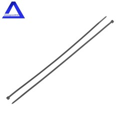 16 Inches, 50 lb Tensile Strength, Self-locking Nylon Cable Ties, Black, 1200Pcs