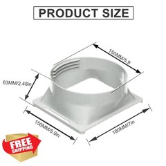 Kifiray 5.9 inch AC Square Coupler