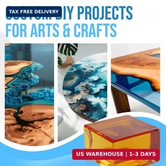 EPOXY Resin Crystal Clear 1 Gallon Kit | 1:1 Resin and Hardener for Super Gloss