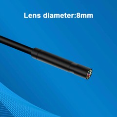 Industrial Endoscope Camera 2.4″ IPS HD 1080P 8mm Lens Pipe Sewer Inspection