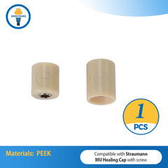1 pcs peek MU healing cap compatible with Straumann ITI platform D4.6