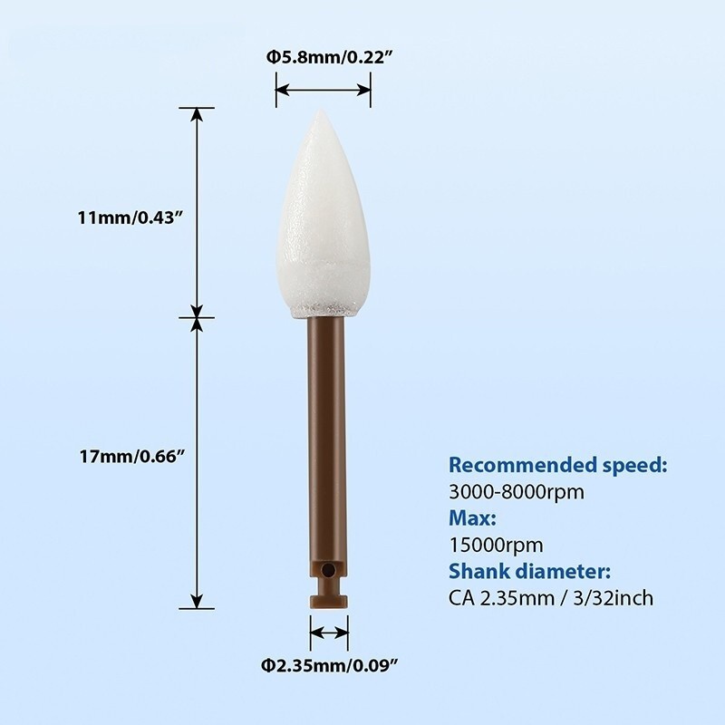 Dental Composite Polishing Finishing Finisher RA Points/Cups/Discs Fit ENHANCE