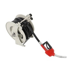 Diesel Hose Reel 3/4″ × 50′ Auto Refueling Nozzle Gun Fuel Hose Reel Retractable