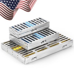 Dental Sterilization Cassette Rack Autoclavable Stainless Steel 135°C 5/10/20