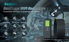 Wi-Fi Industrial Endoscope LED Lights 7.9mm Type C USB HD Pixel IP67 NEW