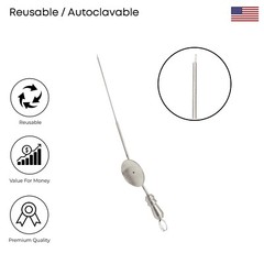 Baron Suction Tube 3 French (1.00mm) Stainless Steel Surgical Instruments