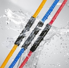 1″ 100 FT. 100′ Feet BLACK 25mm Polyolefin 2:1 Heat Shrink Tubing Tube Cable US