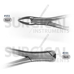 10 Pcs Extracting Forceps #150 & 151 Dental Instruments Stainless German Grade