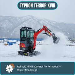 TYPHON Terror XVIII Prestige Mini Excavator 2 Ton AC Cabin DIgger Kubota D902