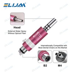 Dental High/Low Speed Handpiece Kit 2/4Hole Straight Contra Angle NSK Style US!
