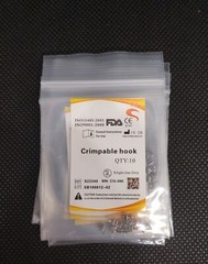 10Pack Dental Orthodontic Crimpable Hook Long/Medium/Short /Stop Stainless Steel