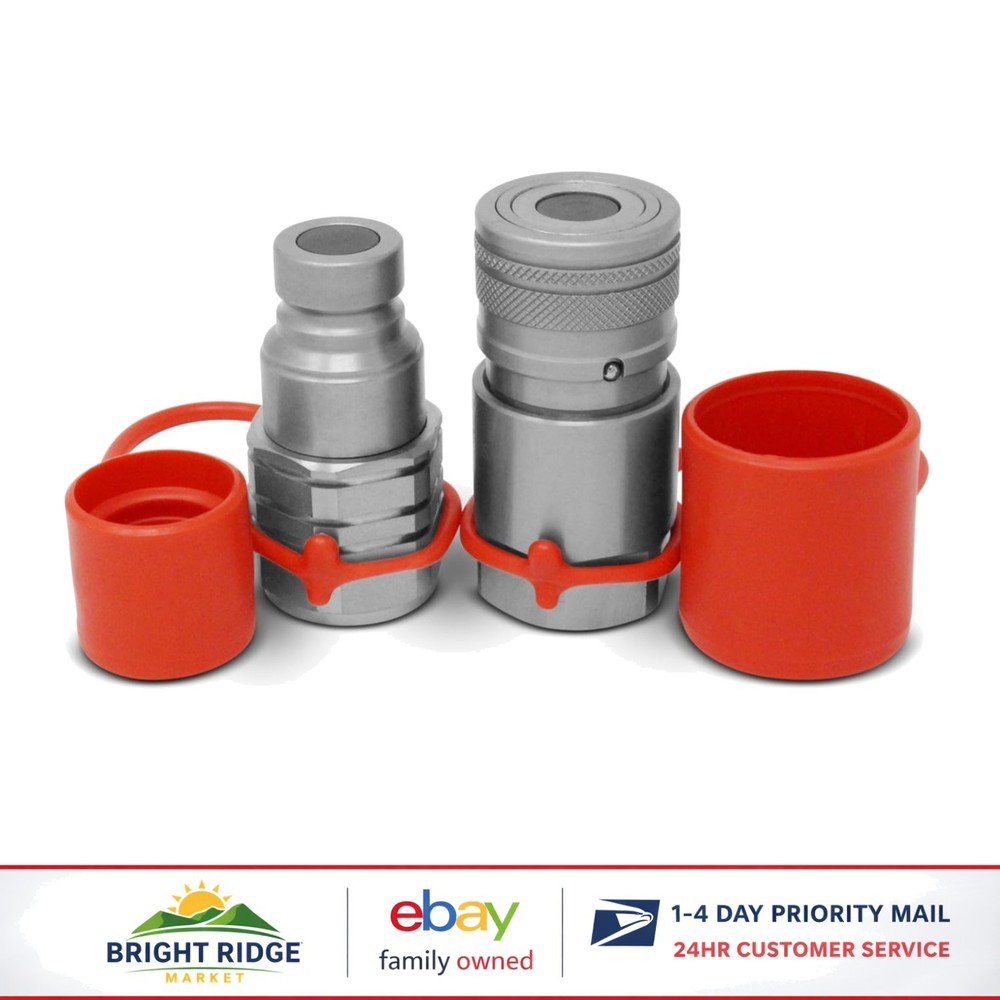 Universal Quick Disconnect Couplers for Skid Steer Loaders with High Flow Design